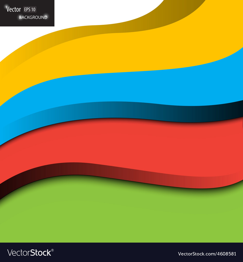 Modern background with waves
