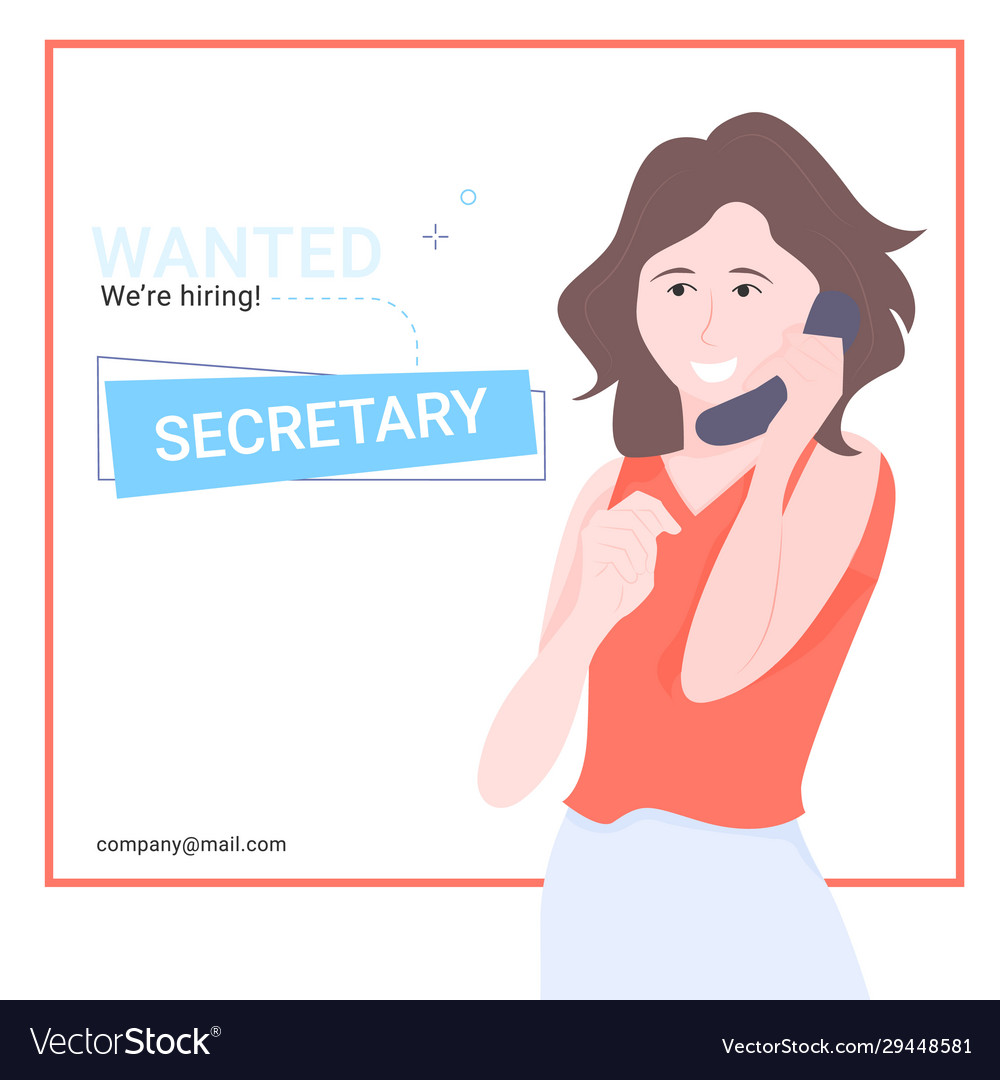 We Are Hiring Concept Banner Royalty Free Vector Image