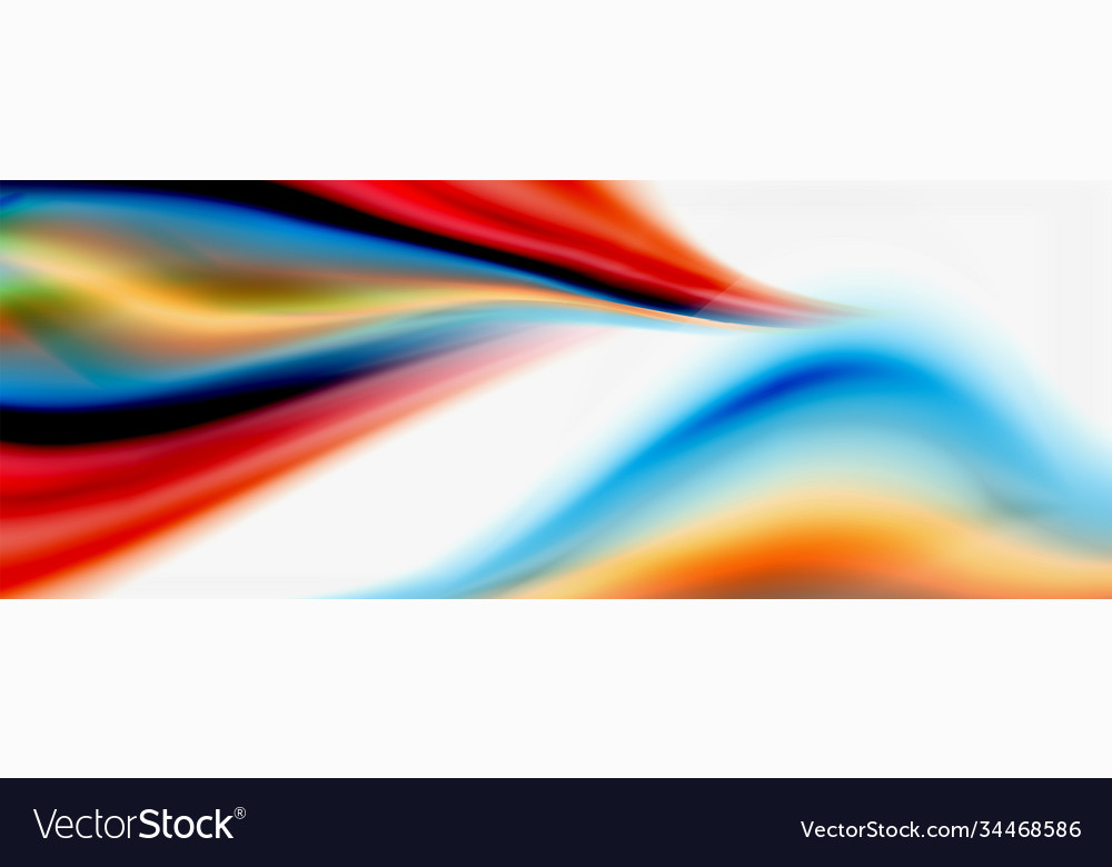 Abstract background smooth flowing lines blurred vector image Abstract background smooth flowing lines blurred