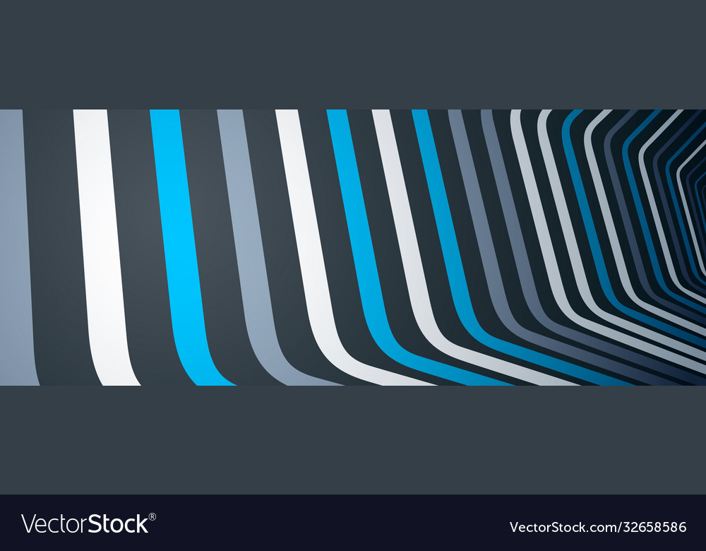 Abstract lines in 3d dimensional perspective vector image Abstract lines in 3d dimensional perspective