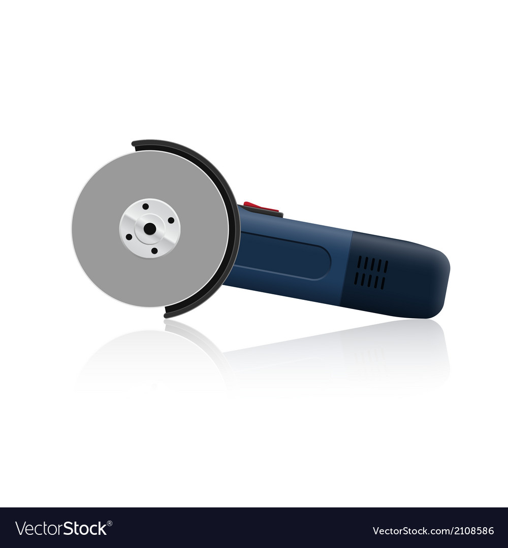 Angle grinder Royalty Free Vector Image VectorStock