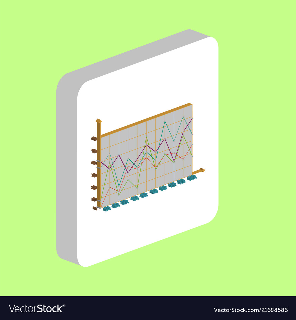 Business graphs computer symbol