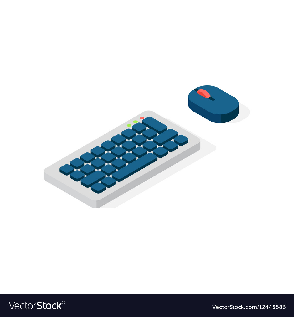 Computer keyboard flat icon