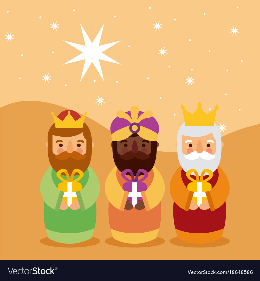 Feliz dia de los reyes drei magische Könige bringen