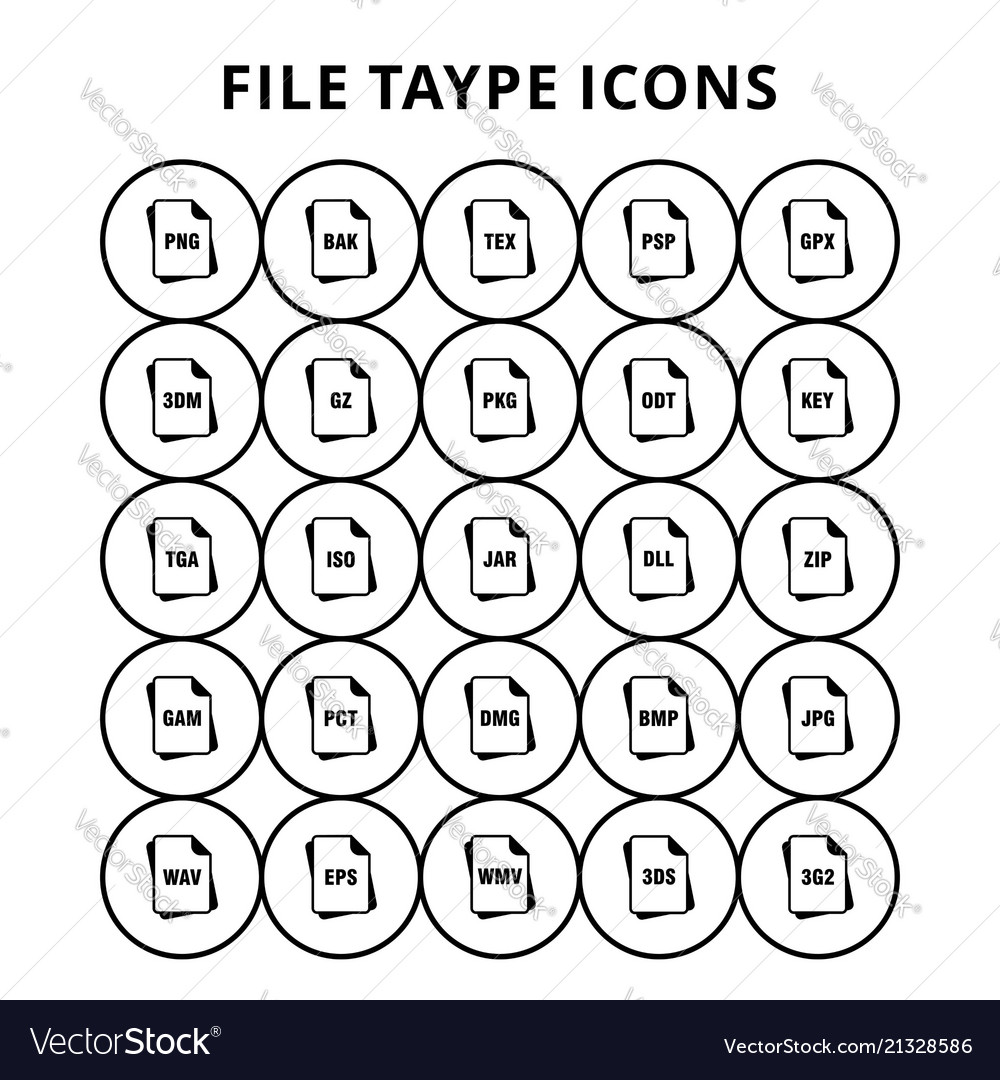 File type icons