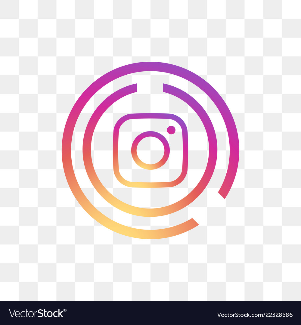 Instagram Social Media Icon Design Template Vector Image