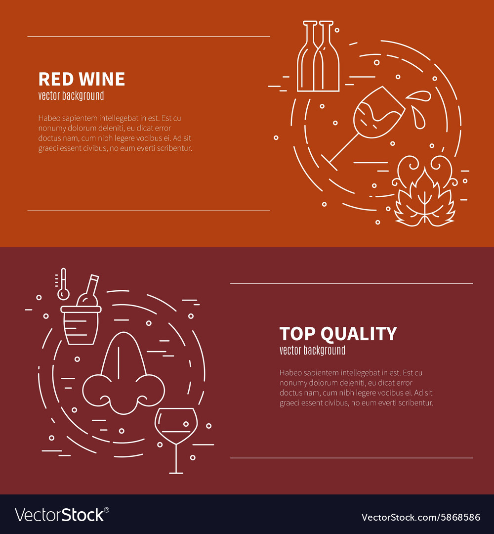 Wine industry banners