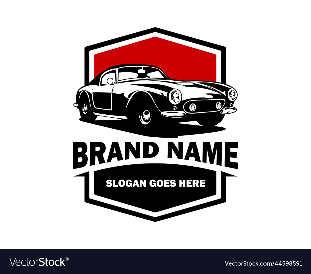 Best ferrari 250 competition car logo for badge