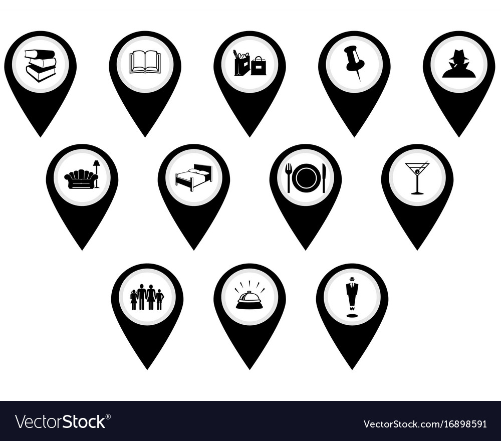 Different signs and buttons for rest