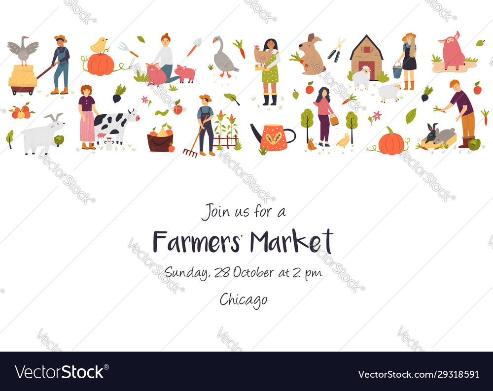 Funky Farmers Festival Card