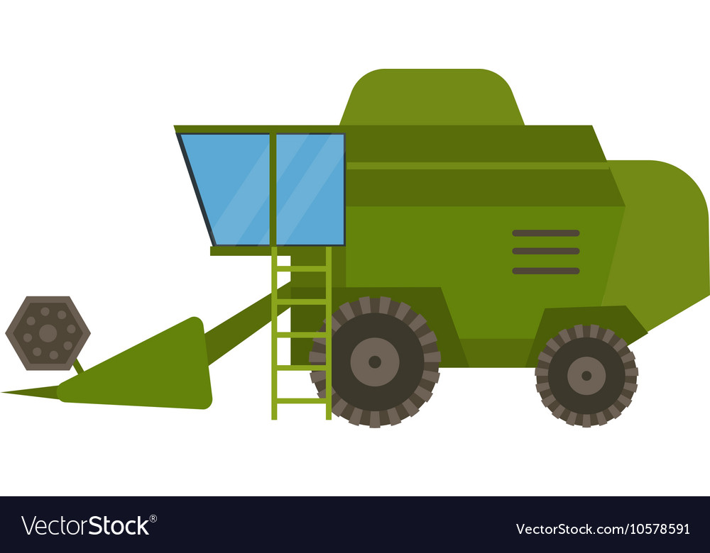 Harvester combine machine technic