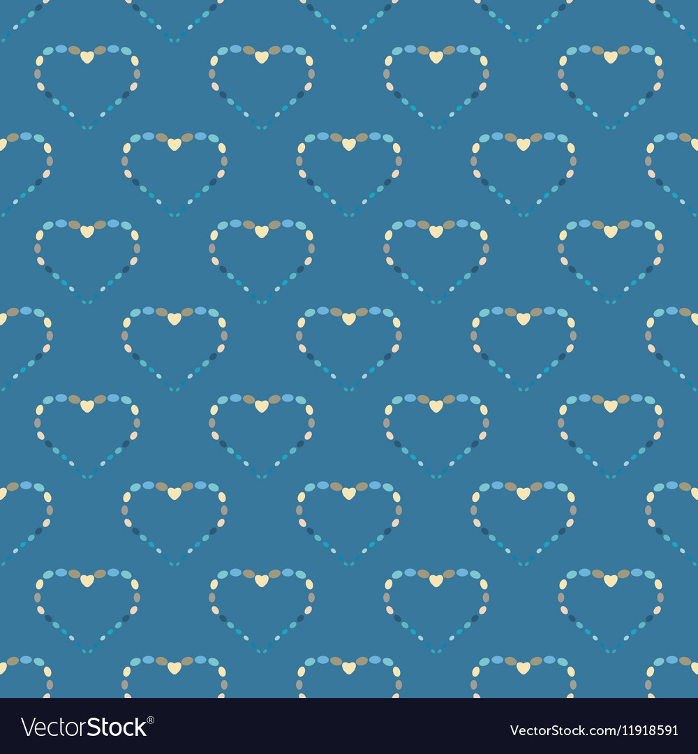 Heart abstract background seamless pattern