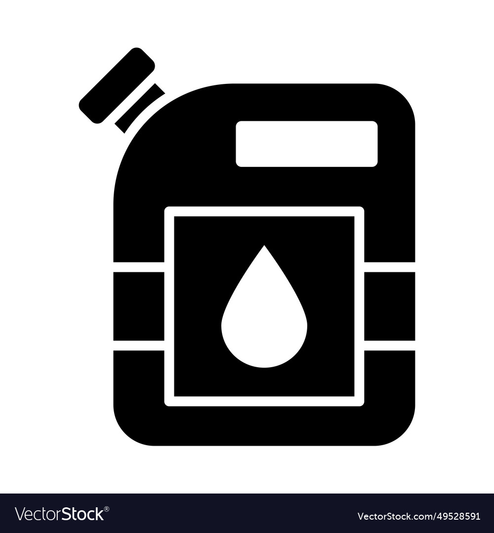 Kerosene Glyph-Symbol für persönliche und kommerzielle