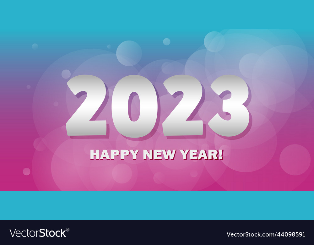 Merry christmas and happy new year 2023 bright