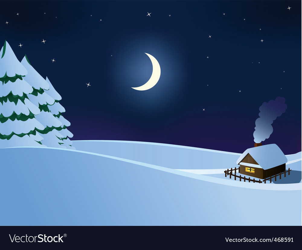 Moon And Stars Royalty Free Vector Image - Vectorstock