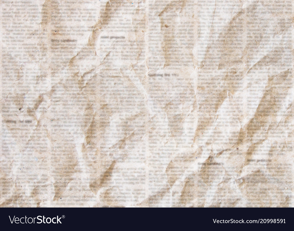 Old newspaper paper grunge with letters, words texture background