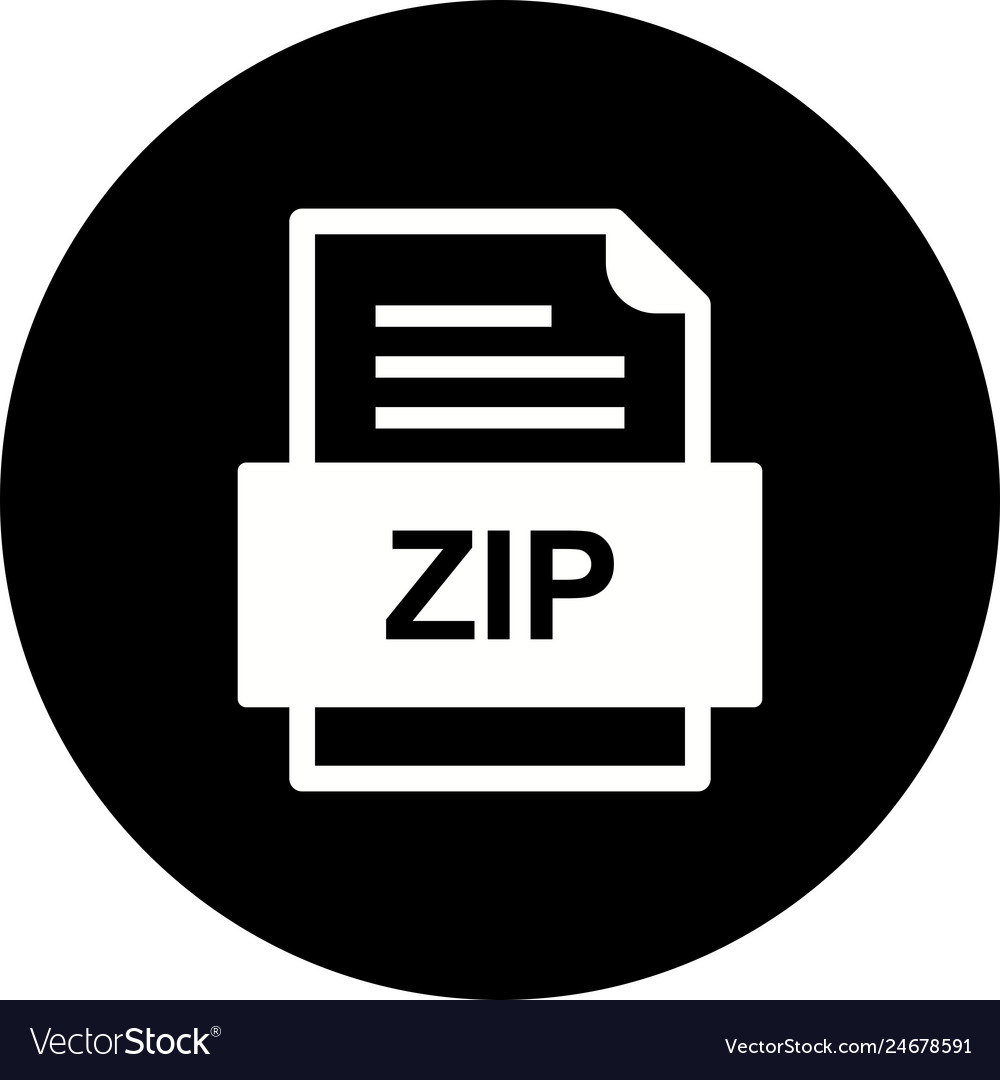 Zip file document icon