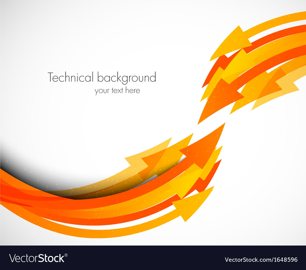 Abstract background with arrows