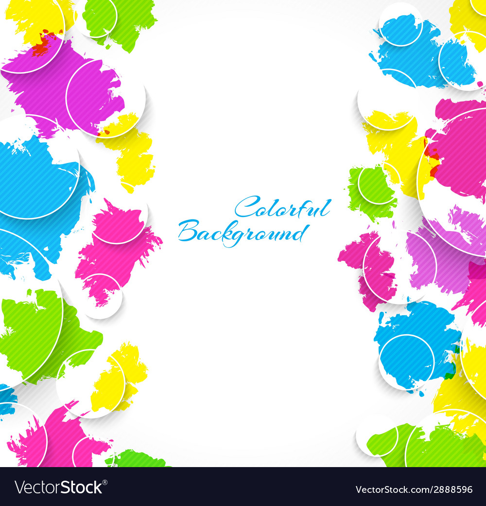 Abstract background with colorful splash