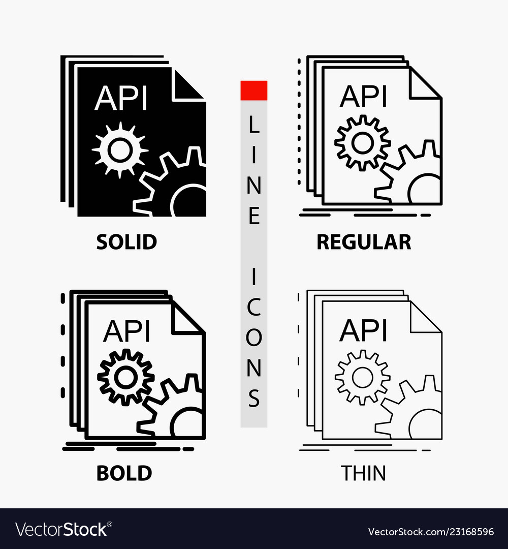 API App Development Icon Set