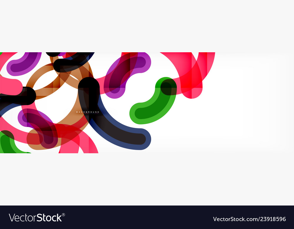 Circular lines design background vector image Circular lines design background