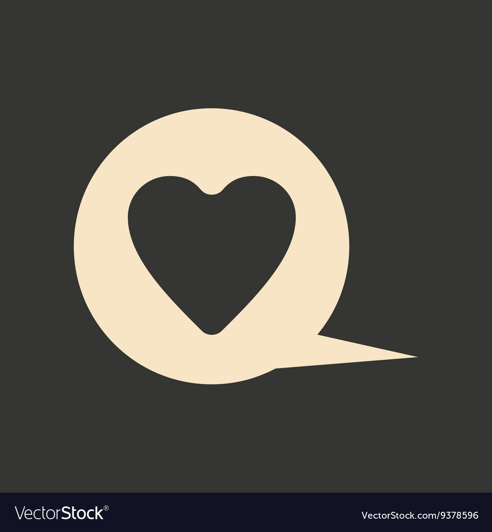 Flat in black and white mobile application logo Vector Image