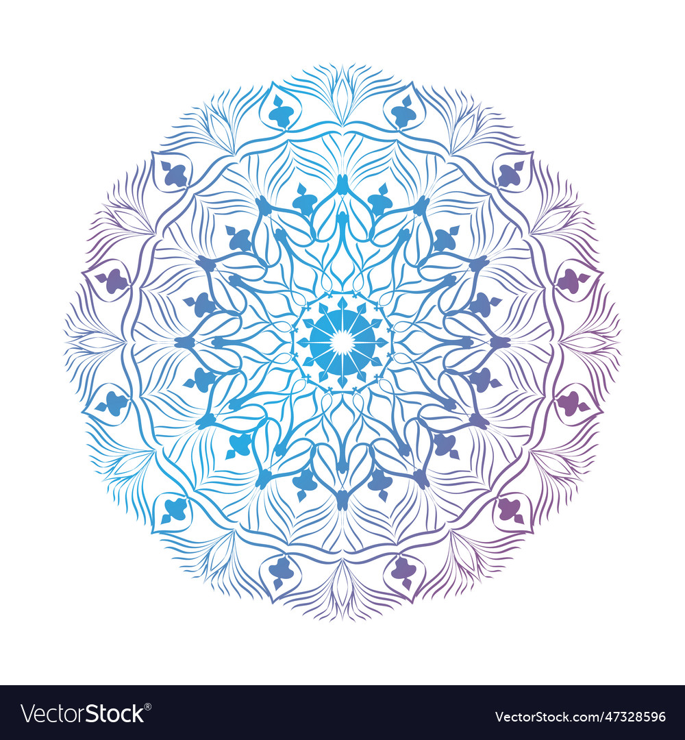 Modern mandala art design with a beautiful