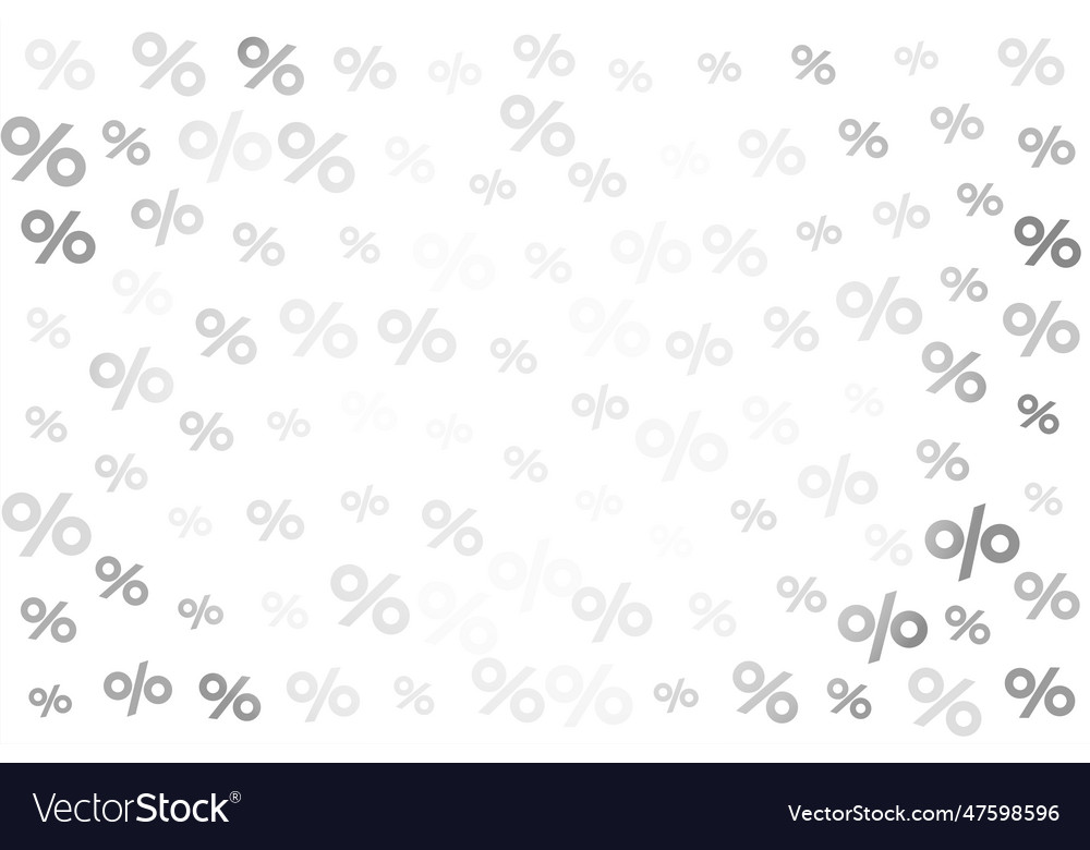 Modern percentage sign pattern background