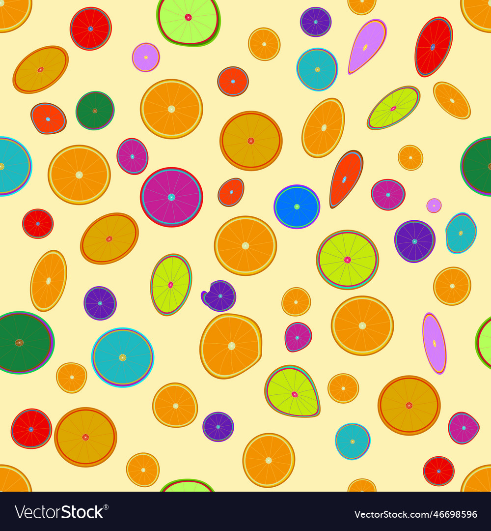 Orange pattern Royalty Free Vector Image - VectorStock