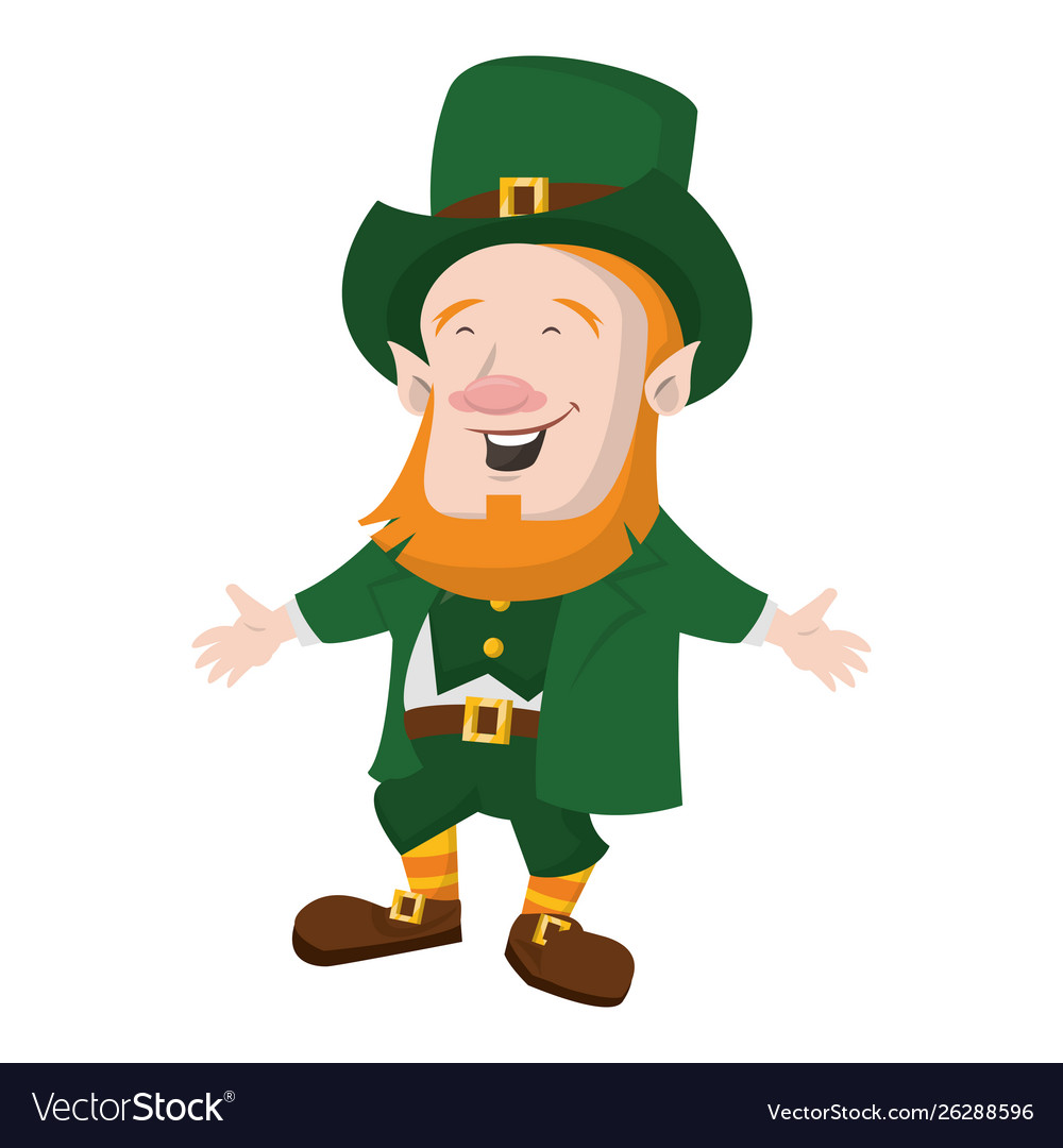 Saint patricks day irish cartoon Royalty Free Vector Image