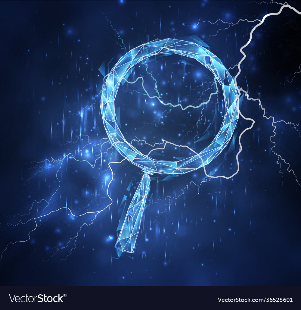 3d object on a background blue sky lightning Vector Image 3d object on a background blue sky lightning