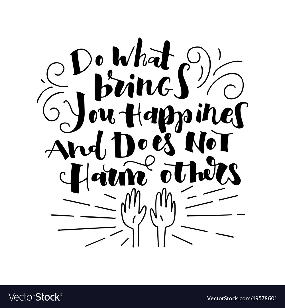 a positive word calls for action phrase for vector image