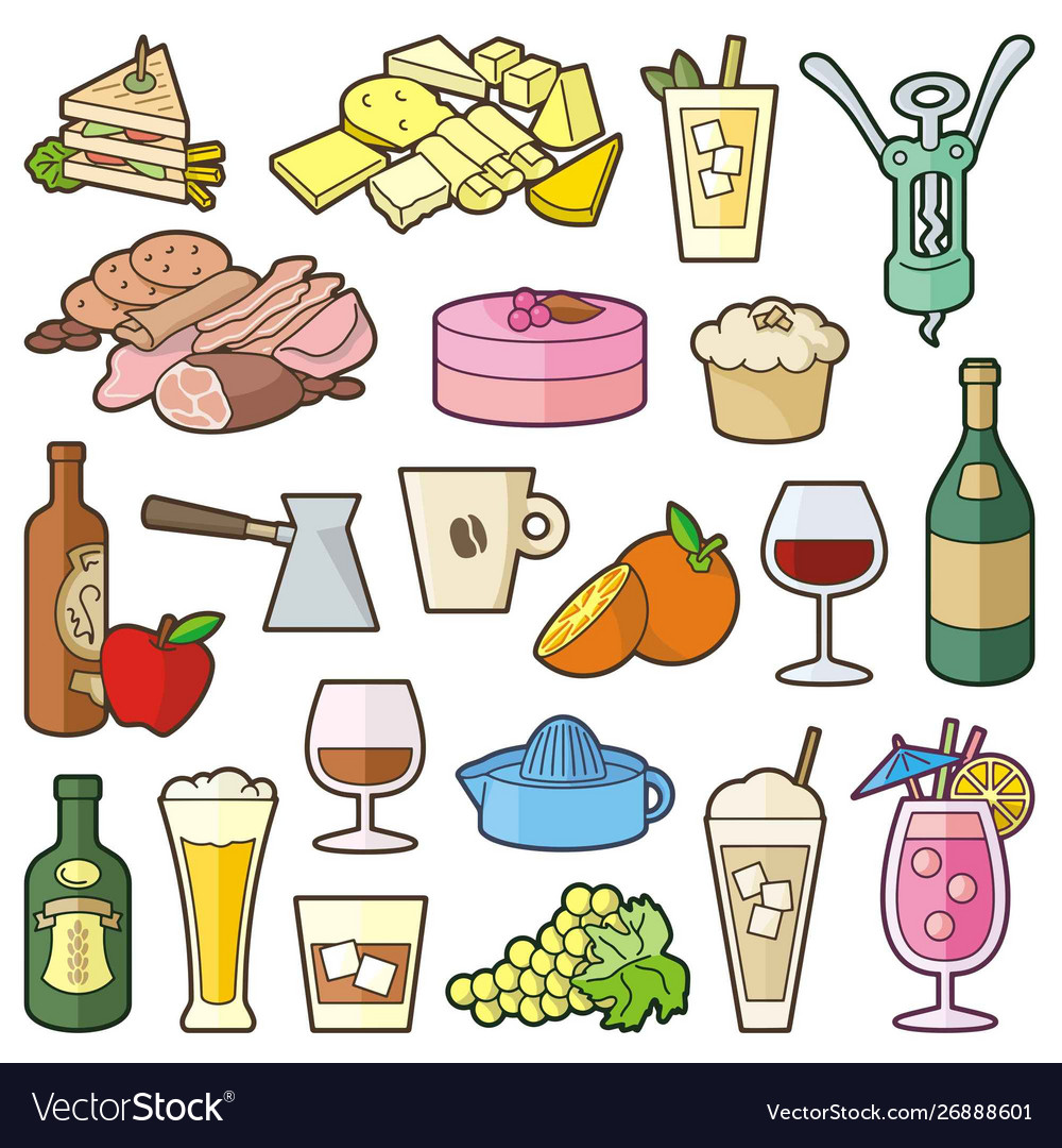 Bistro Menu Icons - Refreshments