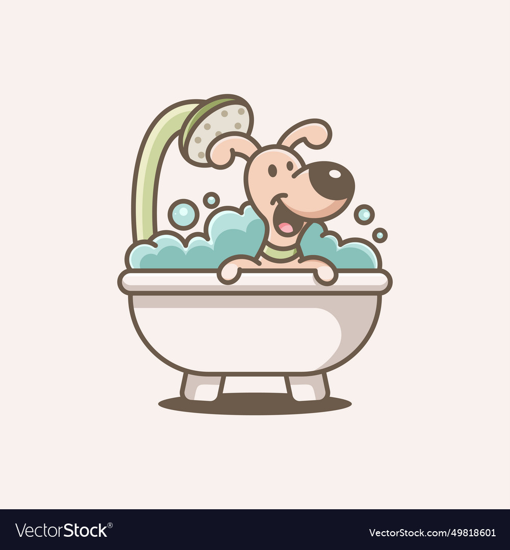 Chic dog grooming logo Royalty Free Vector Image