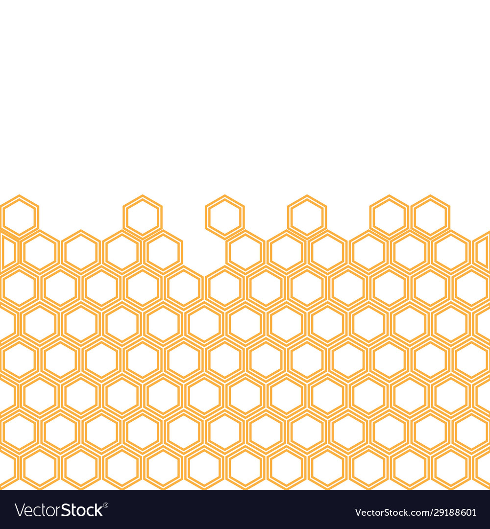 Honeycomb background pattern hexagon vector image Honeycomb background pattern hexagon