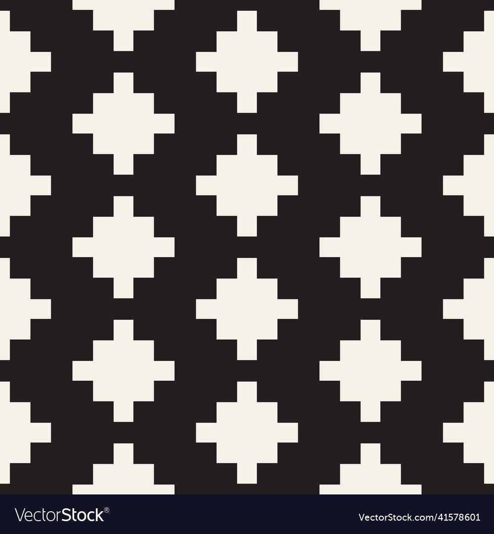 Seamless pattern repeating geometric elements vector image Seamless pattern repeating geometric elements