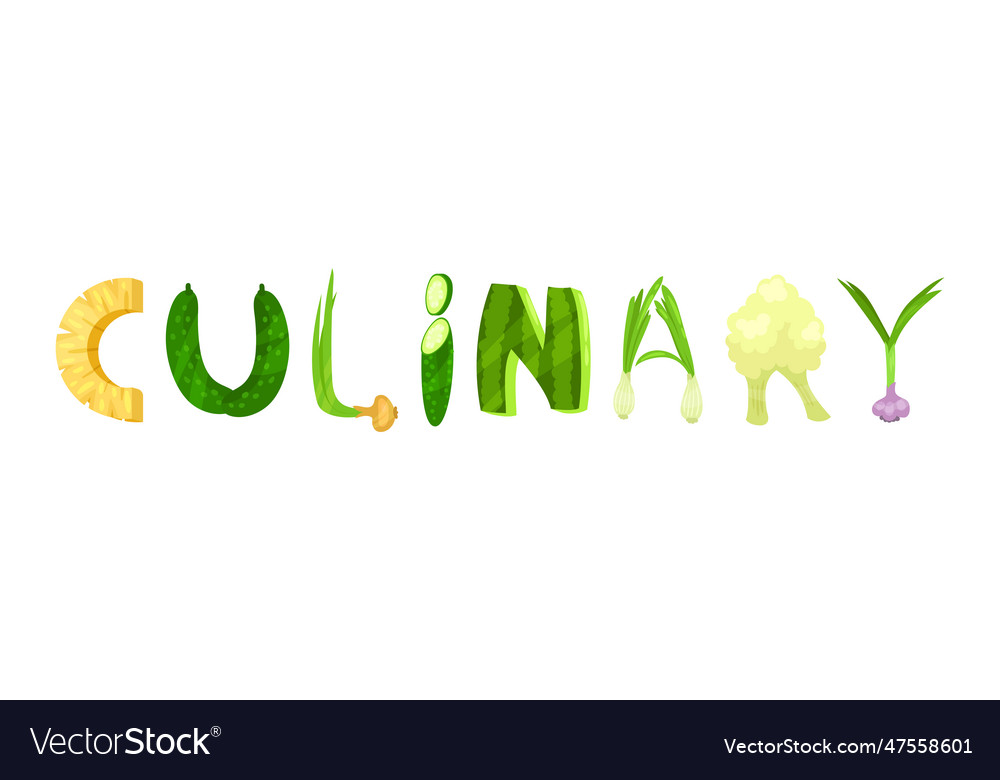 Veggie English Culinary Word With Alphabet Letters veggie-english-culinary-word-with-alphabet-letters