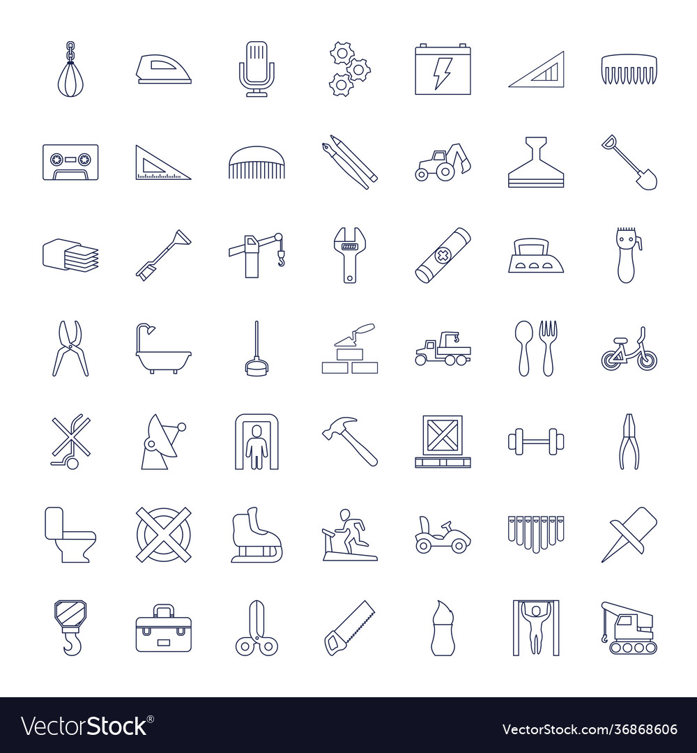 49 equipment icons