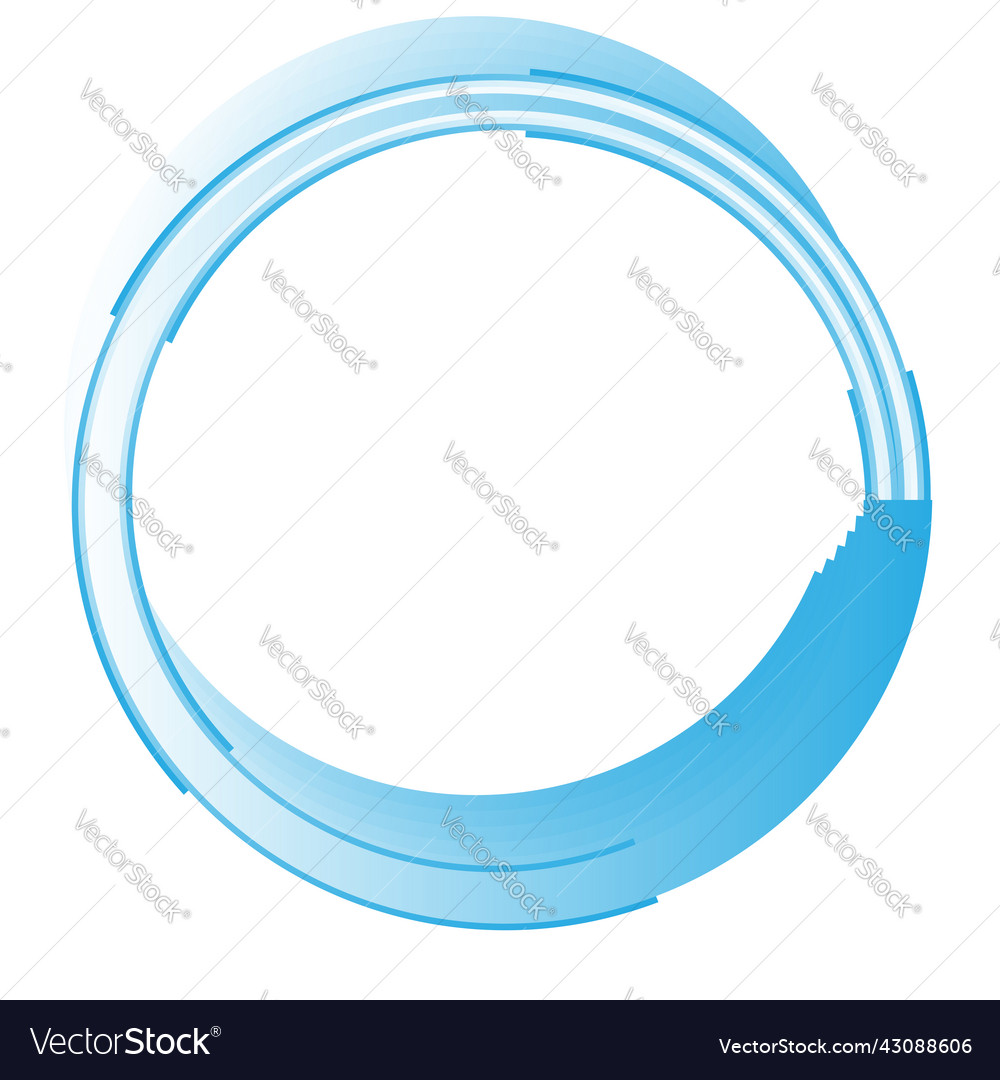 Abstract circle circular design element icon vector image Abstract circle circular design element icon