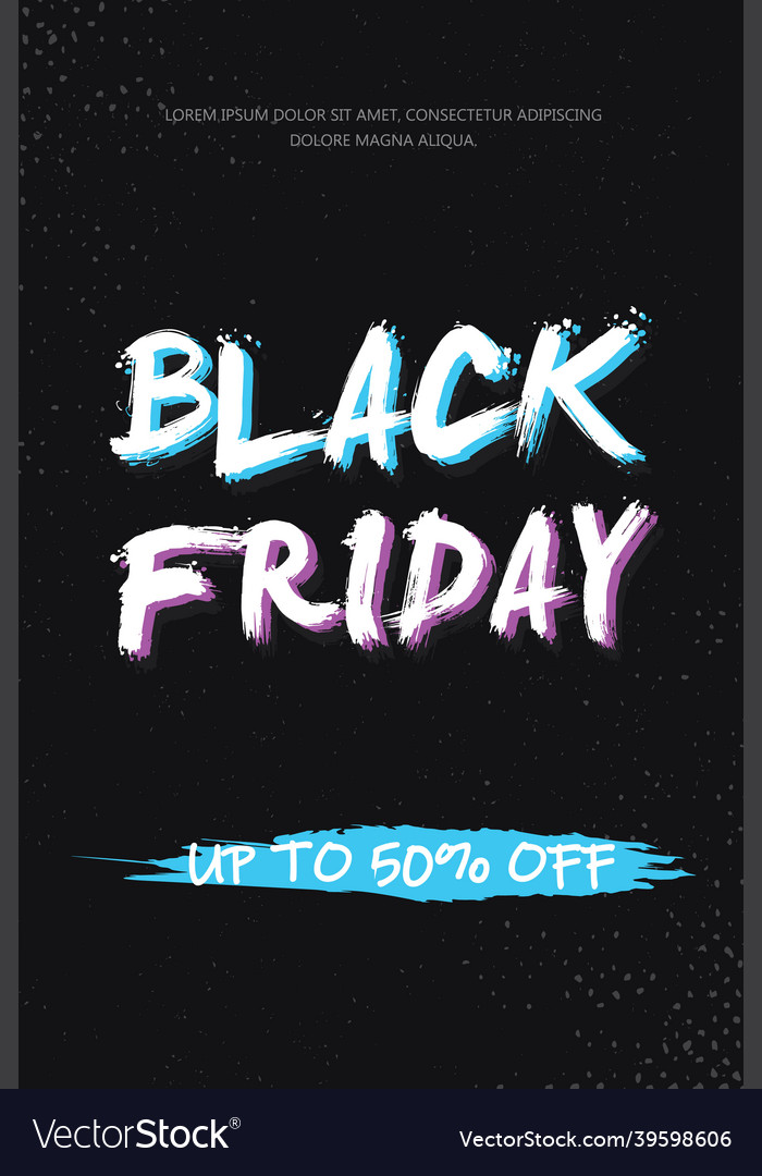 Black friday sale banner background