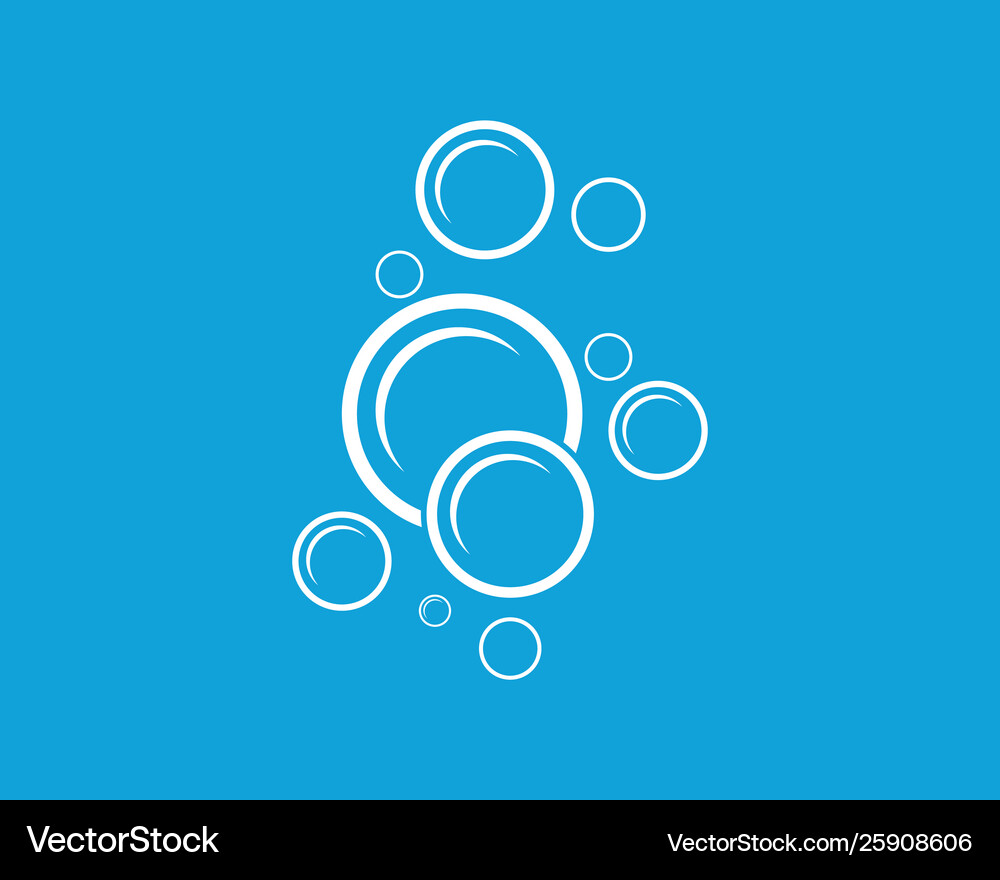 Bubble water Royalty Free Vector Image - VectorStock