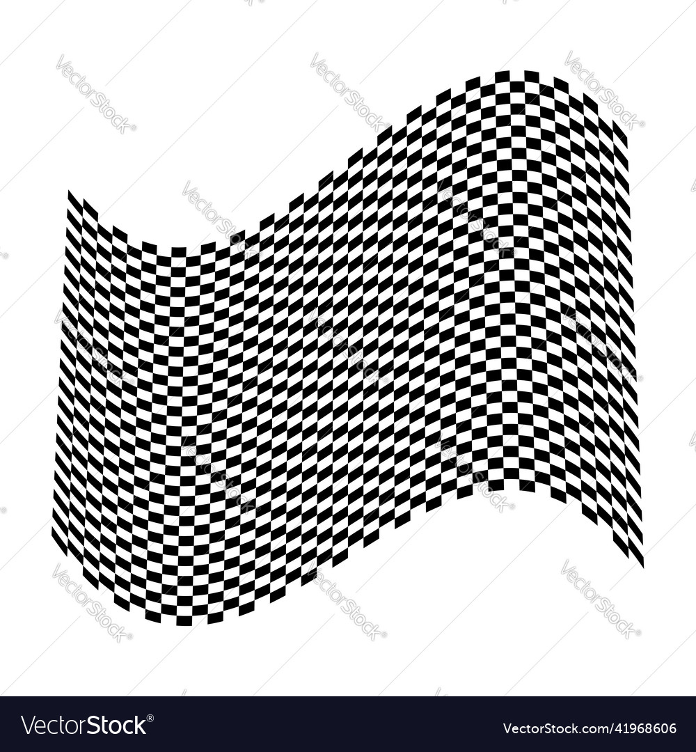 Checkered squared pattern element race racing vector image Checkered squared pattern element race racing