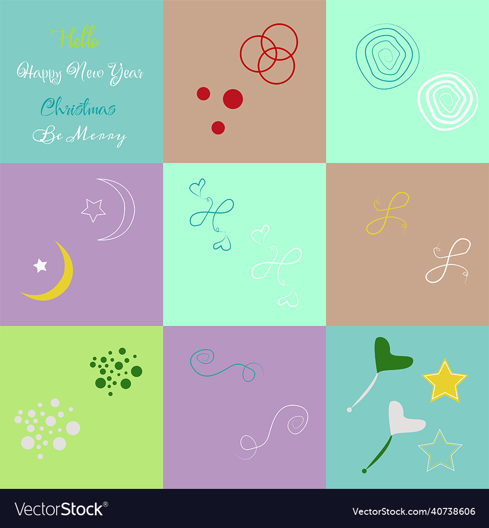 Differend set Royalty Free Vector Image - VectorStock