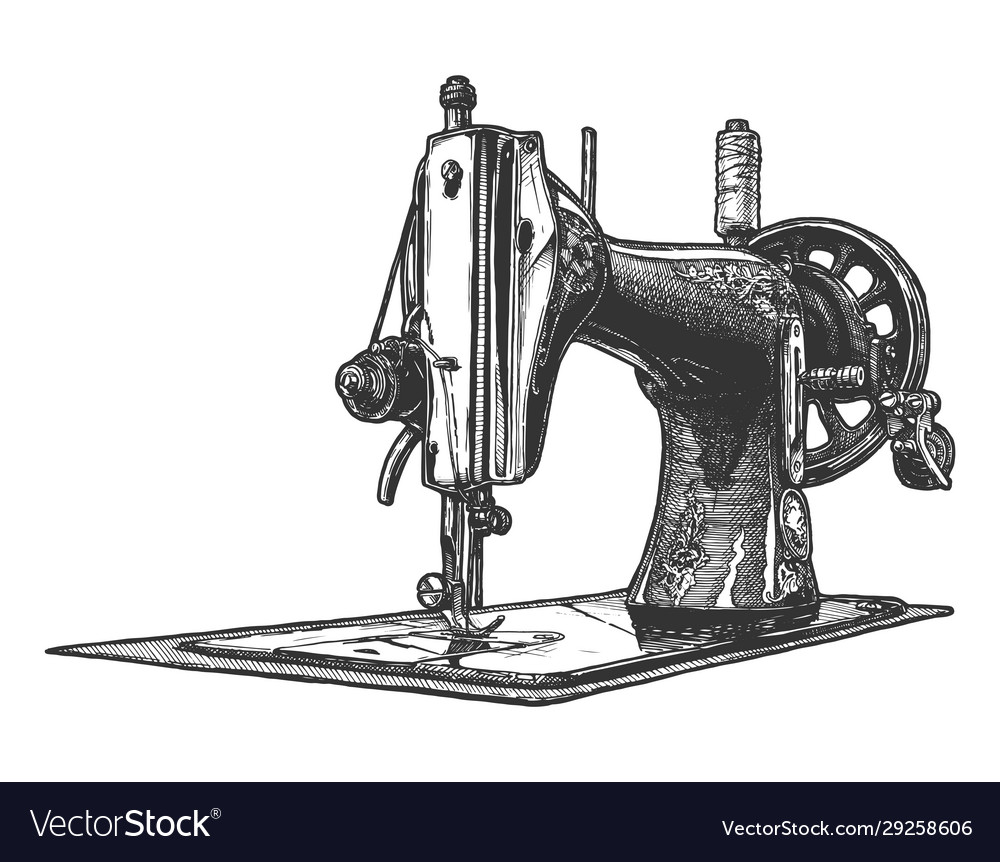 Sewing machine Royalty Free Vector Image - VectorStock