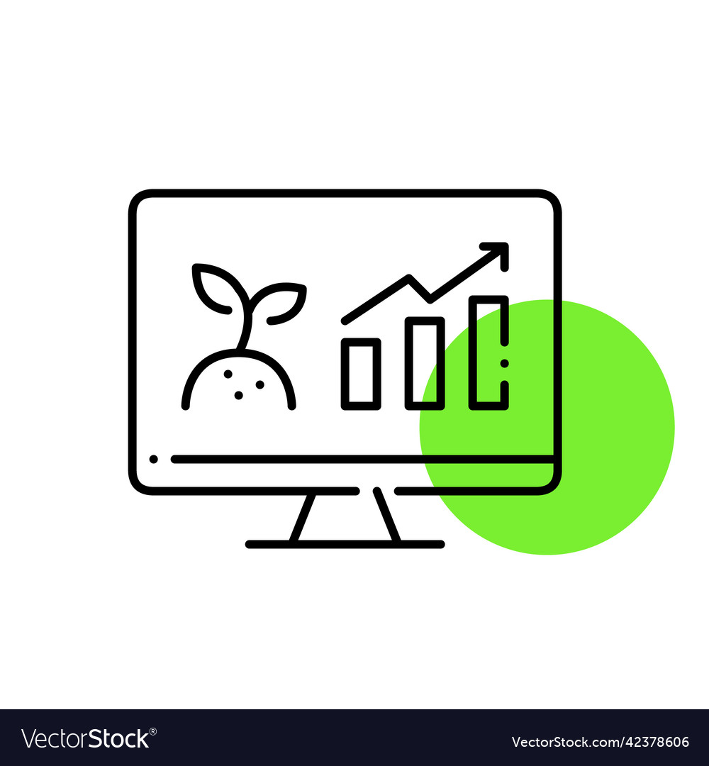 Smart farming using remote control and analysis vector image Smart farming using remote control and analysis