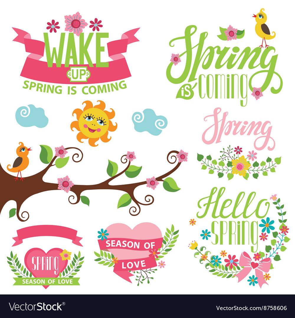 Spring time decor tree