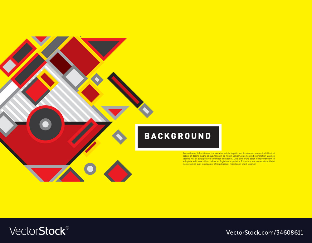 Abstract colorful rectangle background for banner vector image Abstract colorful rectangle background for banner