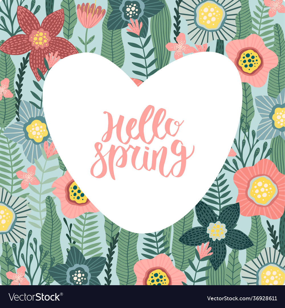 Abstract spring background with copy space