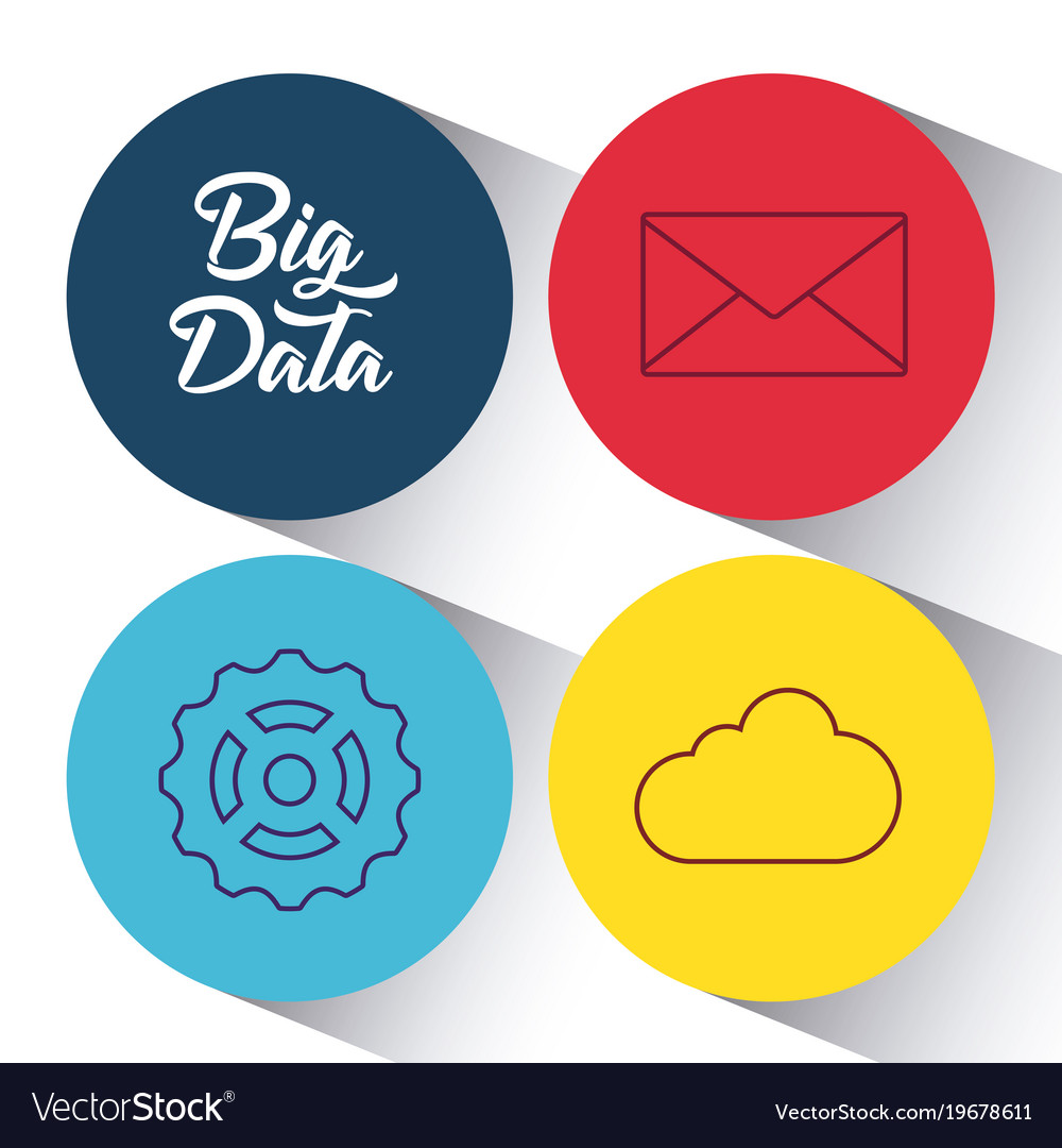 Big data design concept