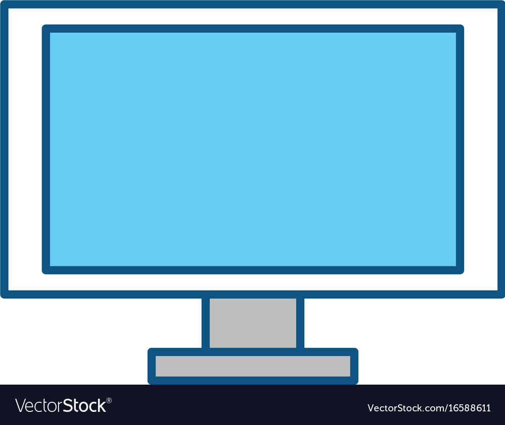 Computer screen technology Royalty Free Vector Image